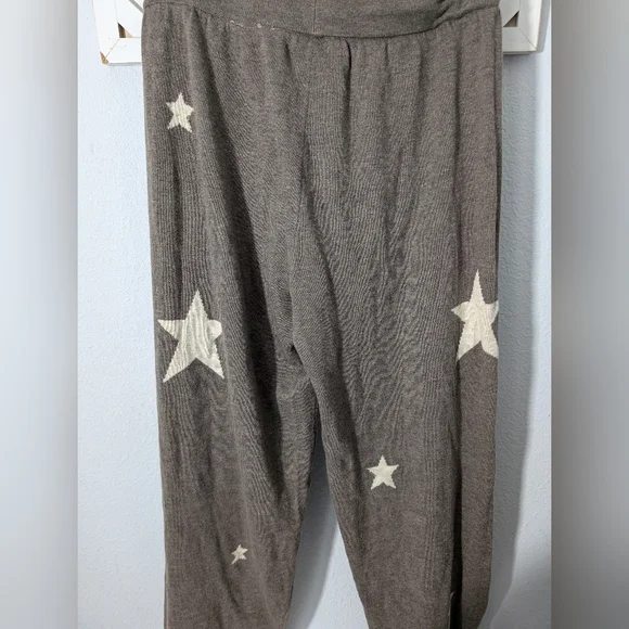 Soft Surroundings star print cashmere blend lounge pants sz sm - Picture 5 of 7